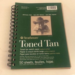 toned tan sketch paper